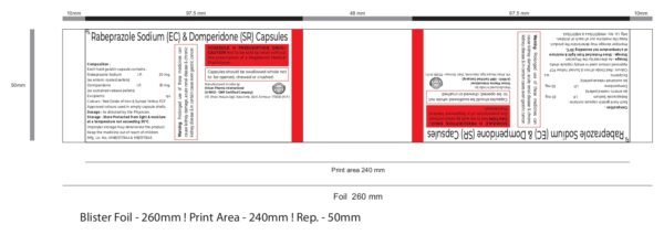 Rabeprazole Sodium (EC) & Domperidone (SR) Capsules